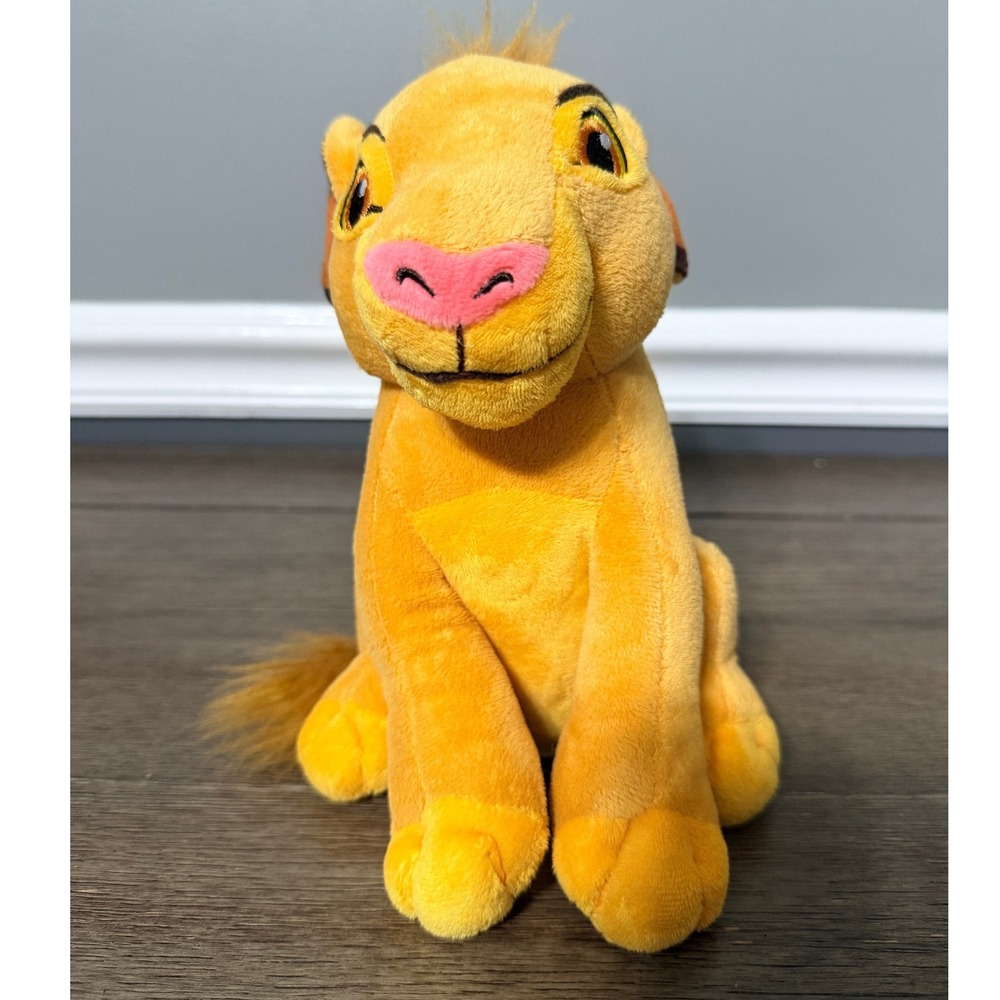 Disney Simba Lion King Plush Coin Bank FABNY Soft Money Box Cub 8.5 inch